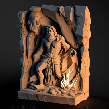 3D модель Украденные камни Винди и огненный камень (STL)